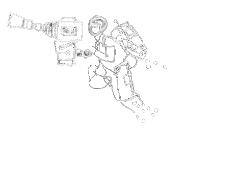 Animated explorer with camera
