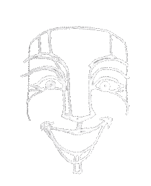 Animated happy face